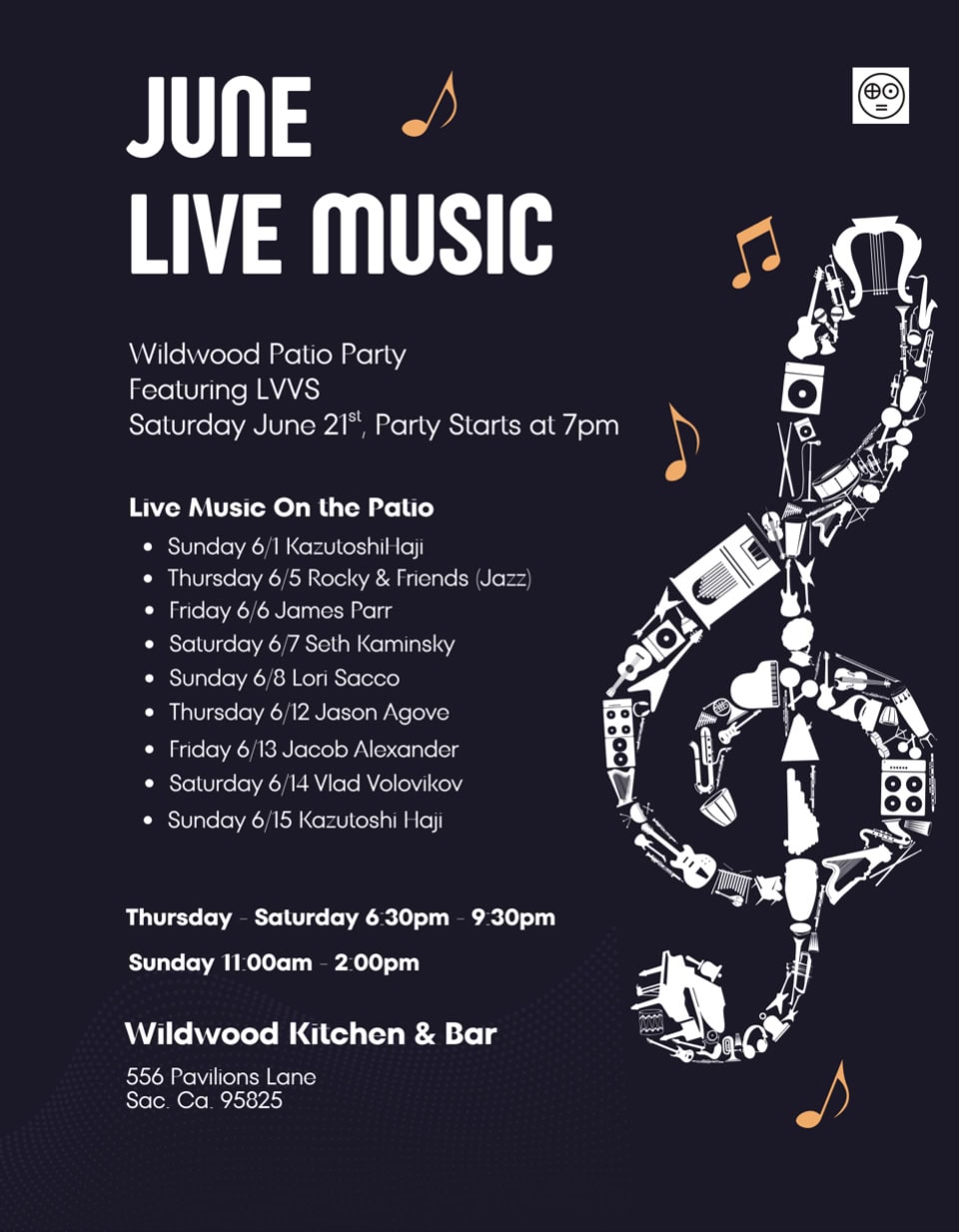 June Live Music at Wildwood